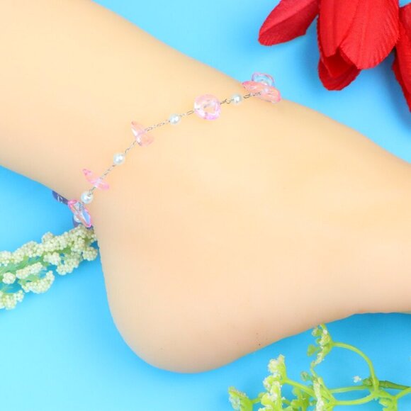 Elegant Handmade Anklet – Perfect for Women & Girls | Ideal Gift Option, DYC1418 - Picture 3 of 9